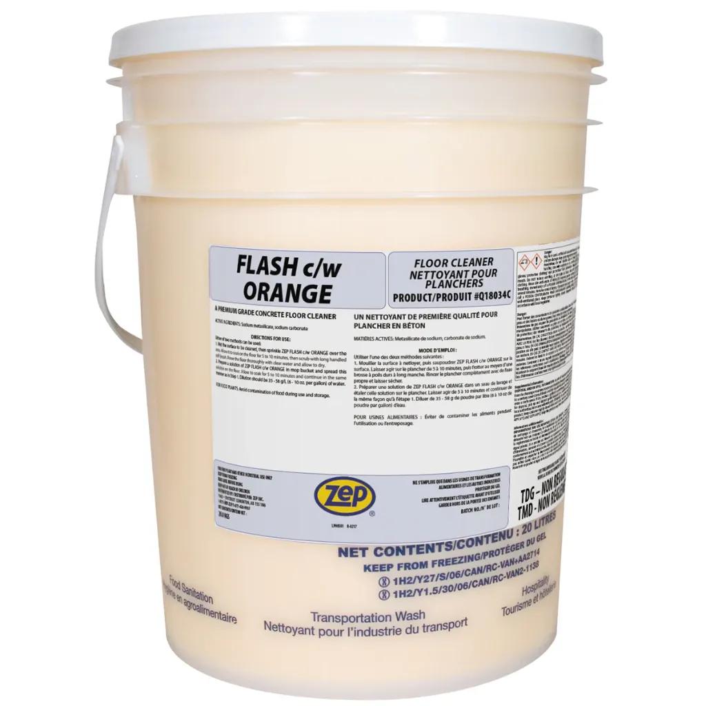 Zep Flash c/w Orange Cleaner 20L