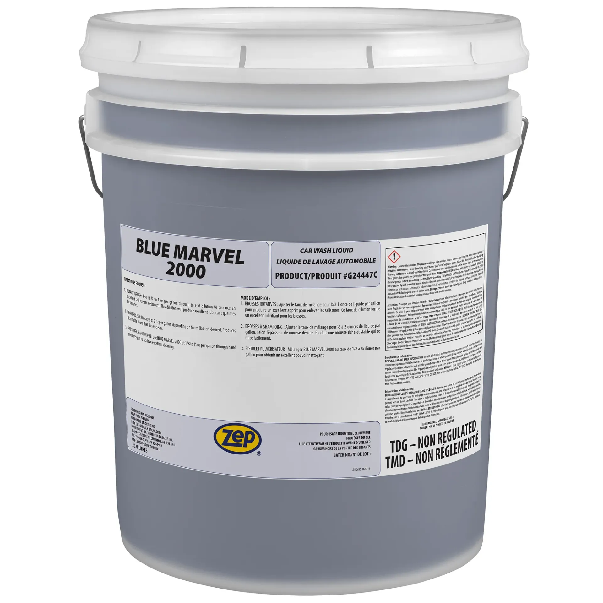 [G24447C] ZEP BLUE MARVEL 2000 20 Litre