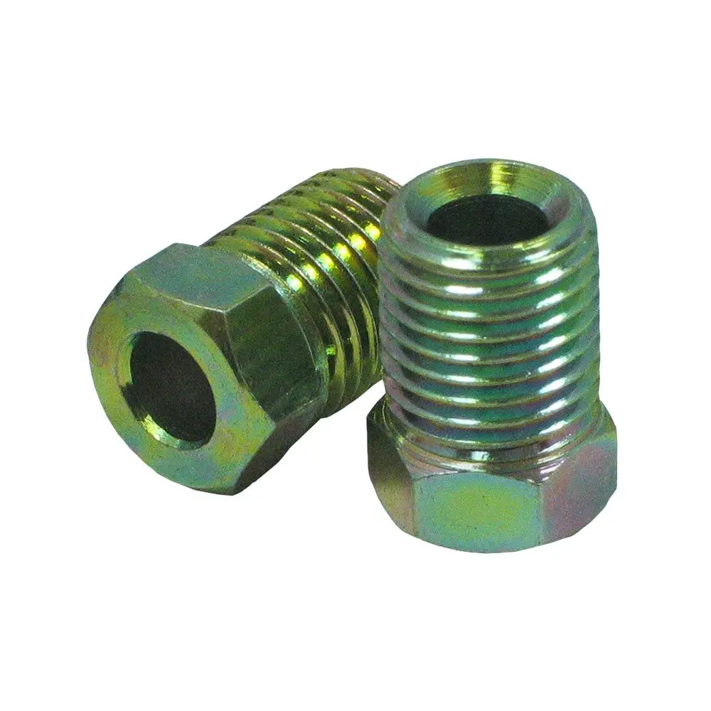 [S1413] 10 Steel Brake Line fittings Inverted long 3 / 16" "Short"