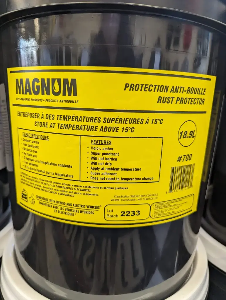 [700] Magnum Rust Protector 18.9L Amber (High Viscosity) Undercoating