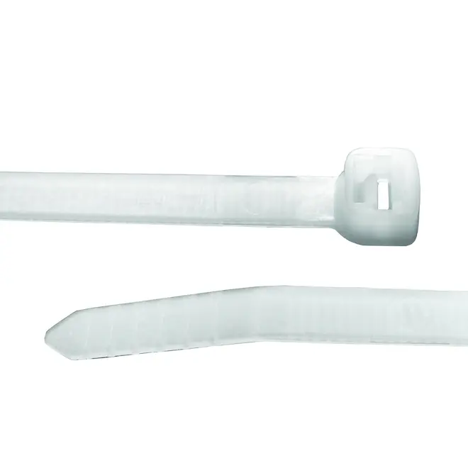 WHITE TIE WRAP 5-1/2"  40lbs 100 qty