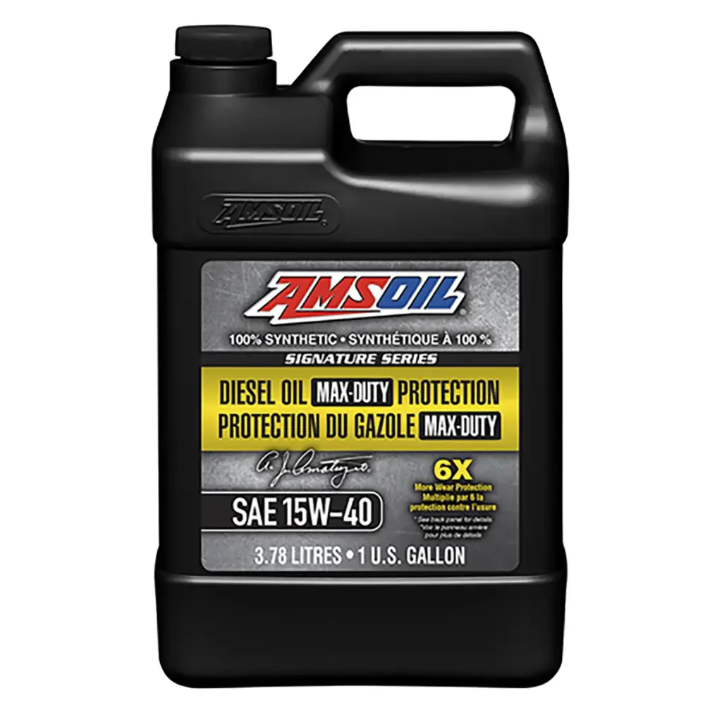 AMSOIL Signature Series 15W-40 100% Synthetic Max-Duty Diesel Oil 3.78L