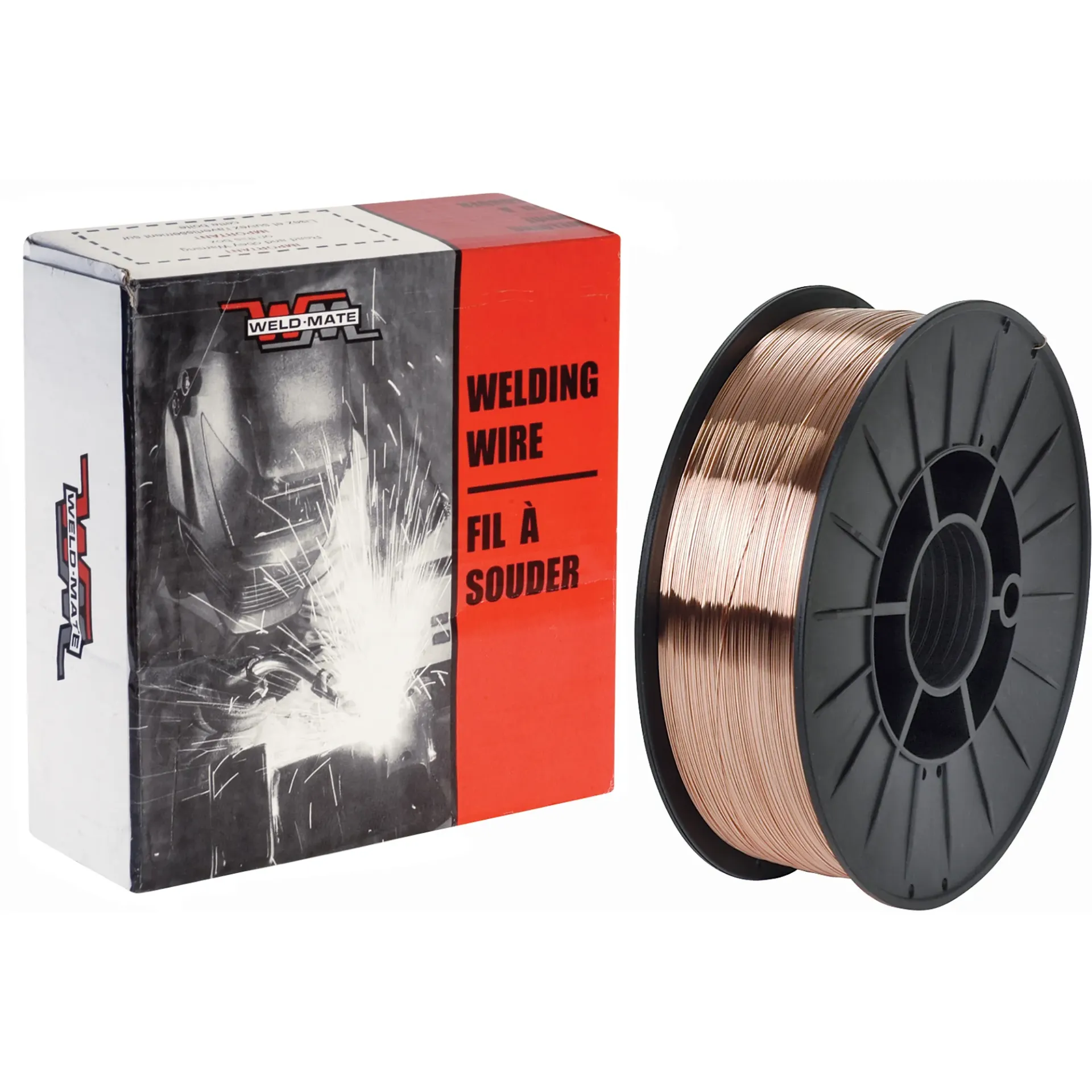 WELDMATE  ER70S6 Welding Wire, Carbon Steel, 0.030" Diameter 11lbs