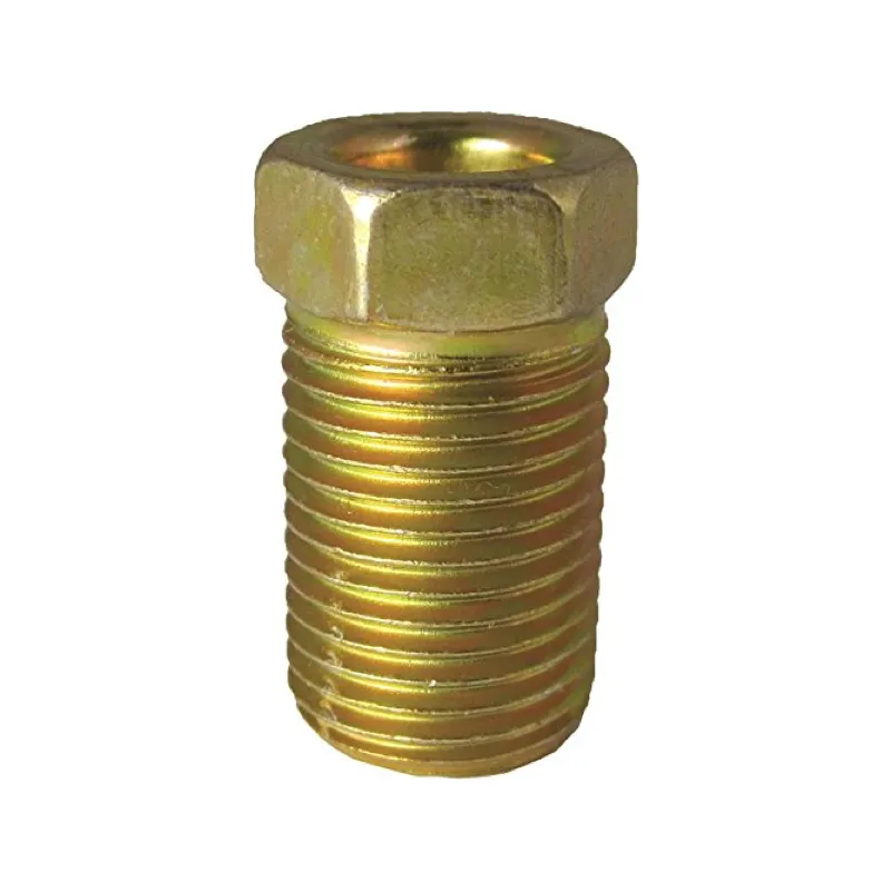 [SL1414] 10 Steel Brake Line Fittings invert. long 1 / 4" 