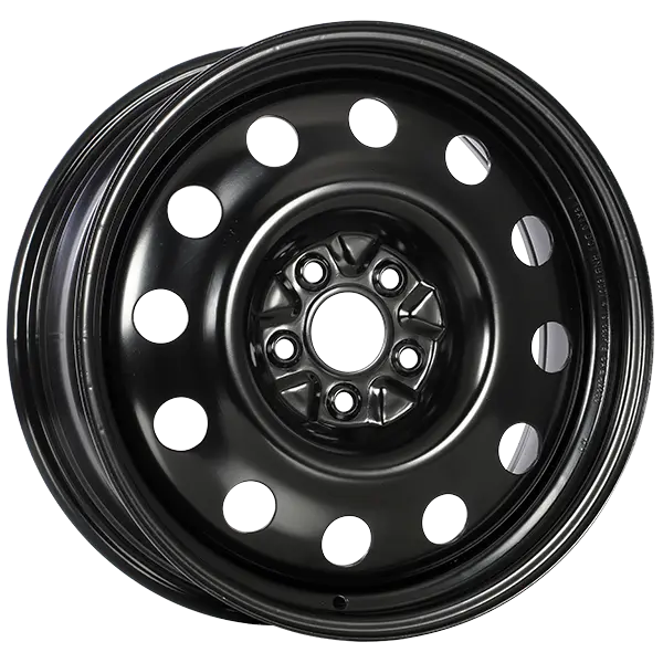 STEEL WHEEL Black E-Coating 18x7.5  5x114.3  Offset: 40  Hub: 64.1  Load Rating: 725kg  Backspacing: 5.825"  30.36lbs  