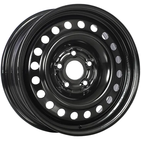 STEEL WHEEL Black Armour Coat 16x6.5  5x114.3  Offset: 40  Hub: 64.1  Load Rating: 760kg  Backspacing: 5.325"  22.9lbs  