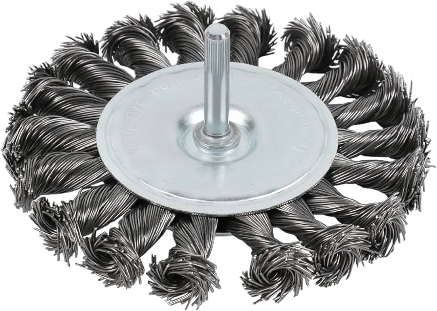 [rdsat314] Rodac RDSAT314 - 3" Knotted Wire Wheel Brush