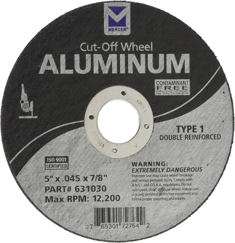 [631030] Mercer Industries Type 1 Cut-Off Wheel 5"x.045x7/8"
