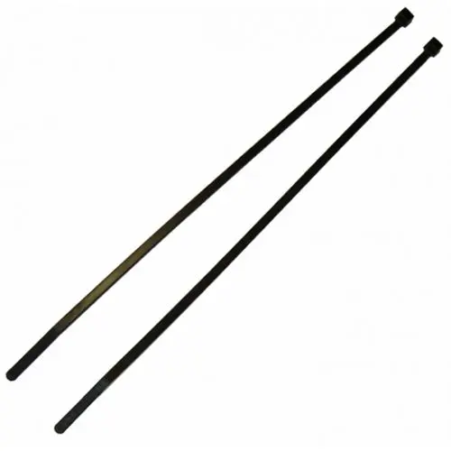 [RDTF8B] Rodac - Cable Ties Black 14-1/2", 50 lbs Tensile Strength 100 qty