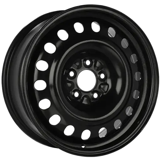 [SW002X] STEEL WHEEL Gloss Black 17x7.0  5x114.3  Offset: 42  Hub: 67.1  Load Rating: 720kg  Backspacing: 5.654"  27.17lbs  