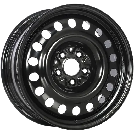 [RNB17019A] STEEL WHEEL Black E-Coating 17x7.0  5x114.3  Offset: 40  Hub: 66.1  Load Rating: 680kg  Backspacing: 5.575"  24.2lbs  