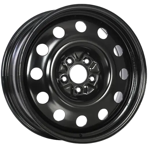 [RNB18006B] STEEL WHEEL Black Armour Coat 18x7.0  5x114.3  Offset: 40  Hub: 67.1  Load Rating: 726kg  Backspacing: 5.575"  30.36lbs  