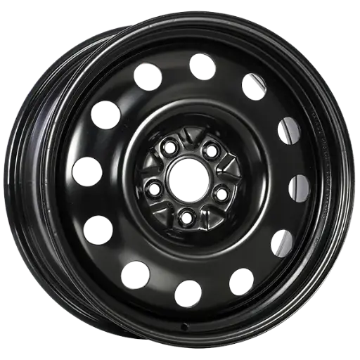 [RNB18007A] STEEL WHEEL Black E-Coating 18x7.5  5x114.3  Offset: 40  Hub: 64.1  Load Rating: 725kg  Backspacing: 5.825"  30.36lbs  