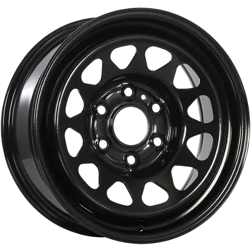 [RNB17020A] STEEL WHEEL Black Armour Coat 17x7.5  6x139.7  Offset: 20  Hub: 77.8  Load Rating: 960kg  Backspacing: 5.037"  28.9lbs  