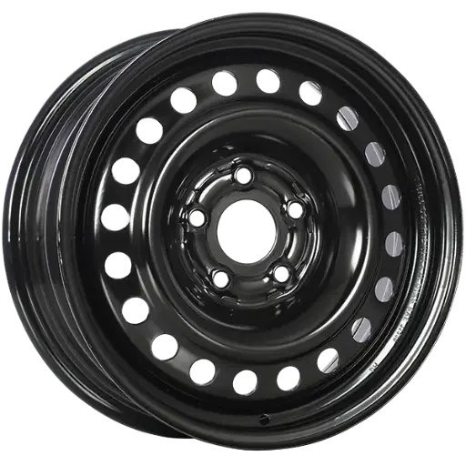 [RNB16013B] STEEL WHEEL Black Armour Coat 16x6.5  5x114.3  Offset: 40  Hub: 64.1  Load Rating: 760kg  Backspacing: 5.325"  22.9lbs  